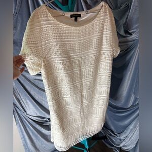 Banana Republic white sheath dress size 12